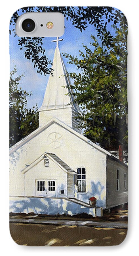 Church iPhone 8 Case featuring the painting Old St. Andrew Church by Rick McKinney
