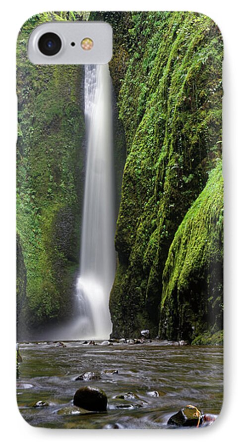 Oneonta Gorge iPhone 8 Case featuring the photograph Oneonta Portrait by Jonathan Davison