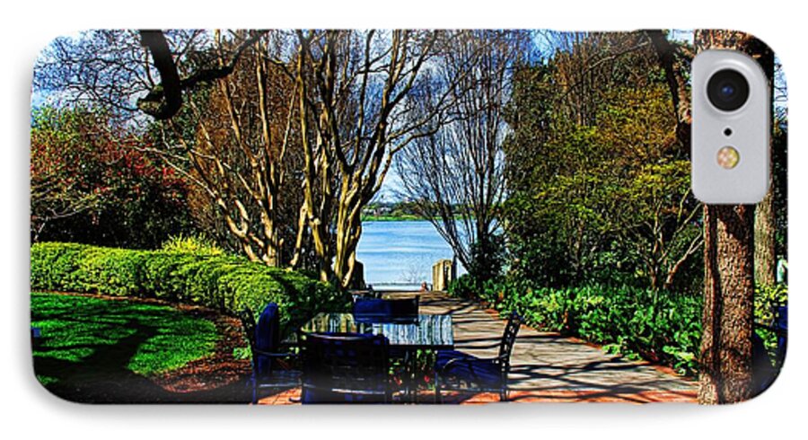 Diana Mary Sharpton Photography iPhone 8 Case featuring the photograph OverLook Cafe by Diana Mary Sharpton
