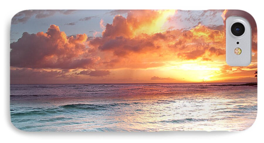 Kauai iPhone 8 Case featuring the photograph Poipu Beach Sunset by Roger Mullenhour