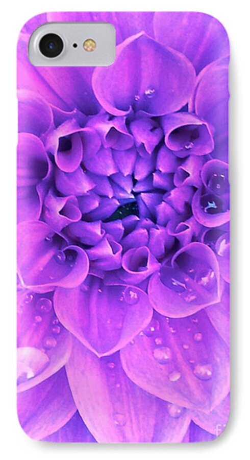 Cathy Dee Janes iPhone 8 Case featuring the photograph Purple Too by Cathy Dee Janes