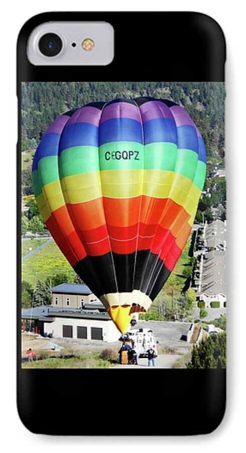 Kelowna iPhone 8 Case featuring the photograph Rainbow Balloon 5 by Ron Kandt