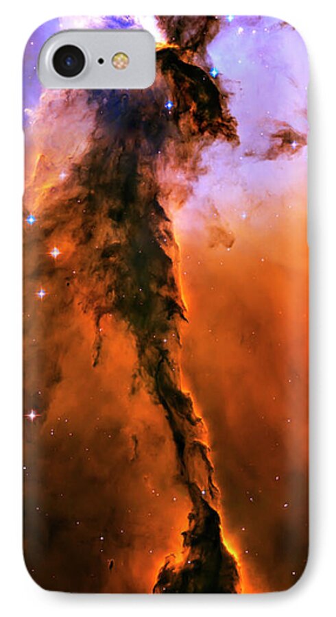 Outer Space iPhone 8 Case featuring the photograph Release - Eagle Nebula 1 by Jennifer Rondinelli Reilly - Fine Art Photography