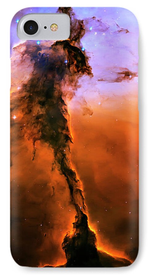 Outer Space iPhone 8 Case featuring the photograph Release - Eagle Nebula 2 by Jennifer Rondinelli Reilly - Fine Art Photography