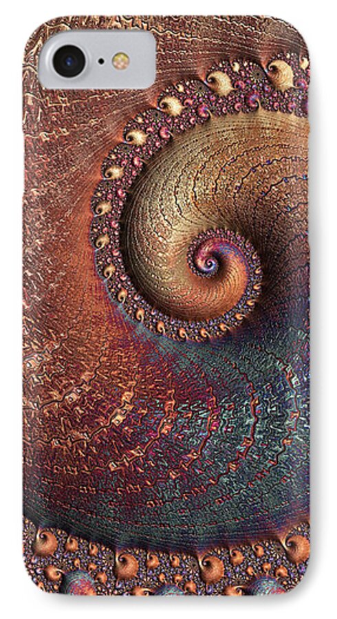 Relic iPhone 8 Case featuring the digital art Relic by Susan Maxwell Schmidt