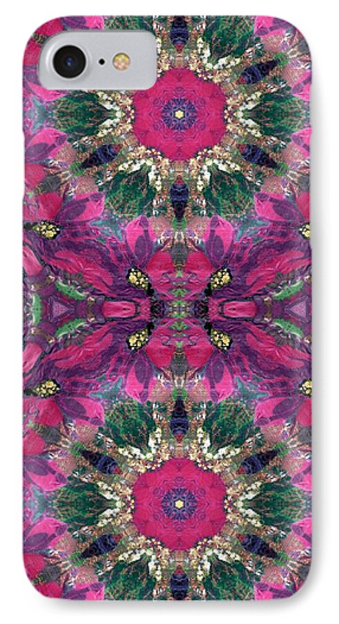Acrylic iPhone 8 Case featuring the mixed media Reproduction by Maria Watt