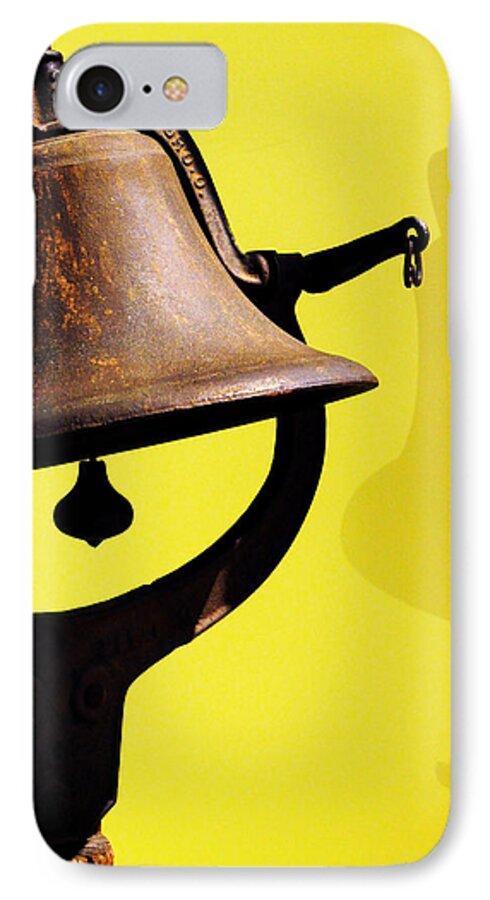 Historic iPhone 8 Case featuring the photograph Ship's Bell by Rebecca Sherman