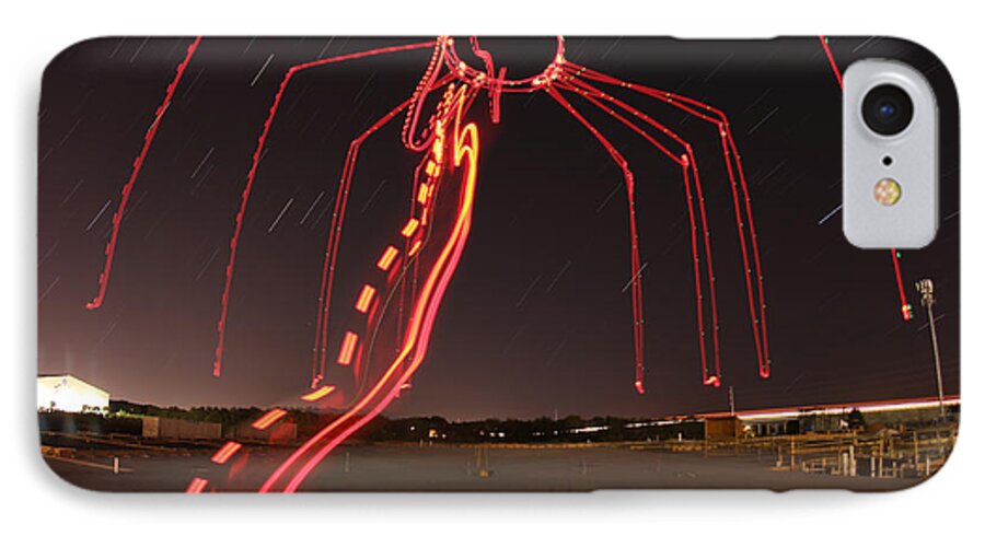 Spider iPhone 8 Case featuring the photograph Sky Spider by Andrew Nourse