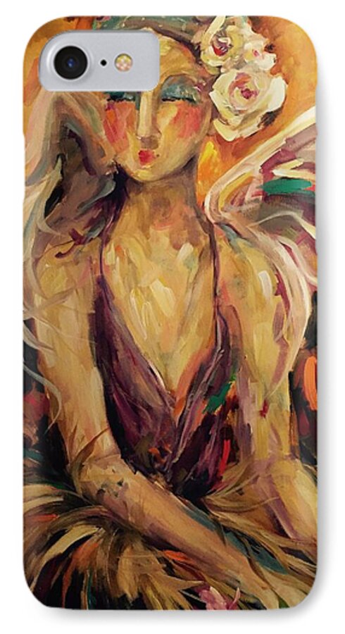 Dancer iPhone 8 Case featuring the painting Solo by Heather Roddy