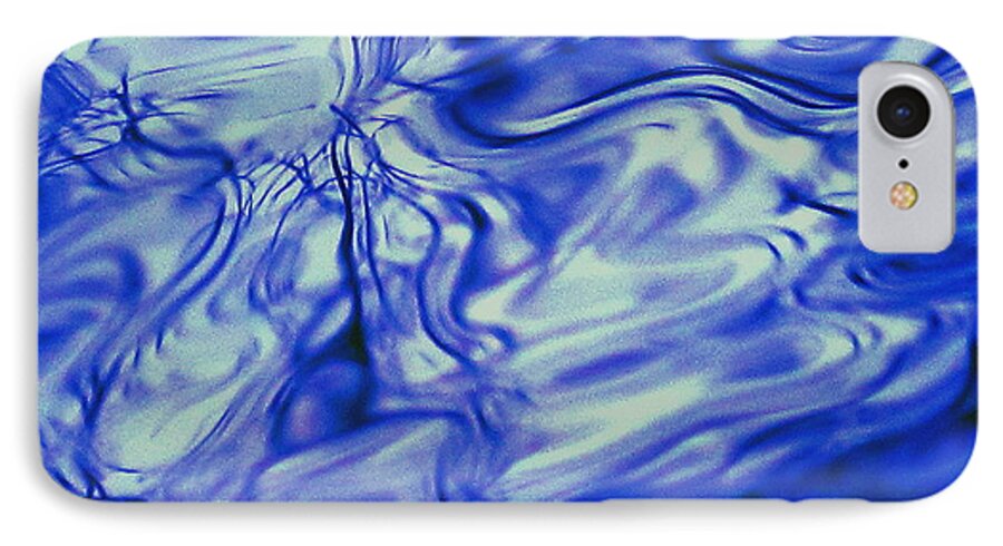 Water iPhone 8 Case featuring the photograph Solvent Blue by Sybil Staples