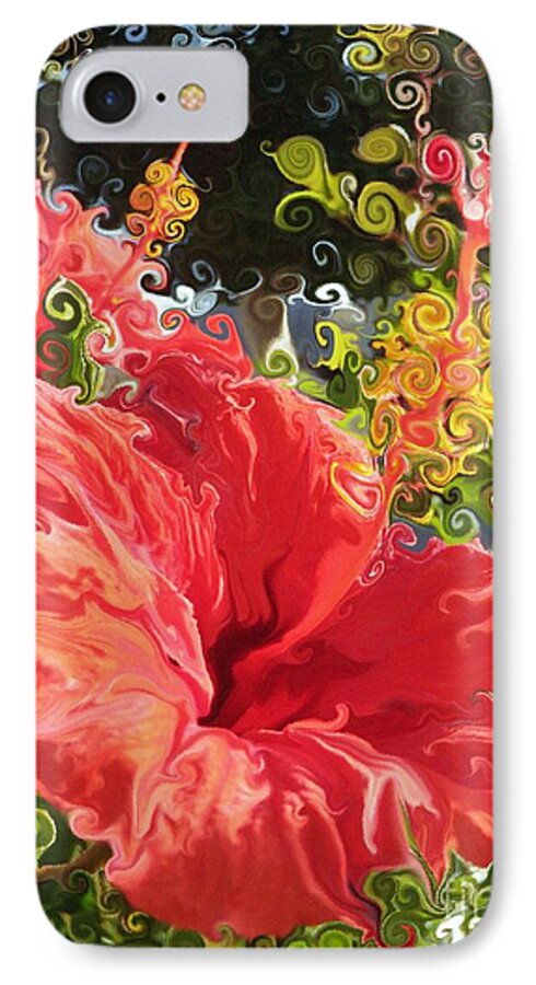 Hibiscus iPhone 8 Case featuring the photograph Spring Hibiscus by Daniele Smith