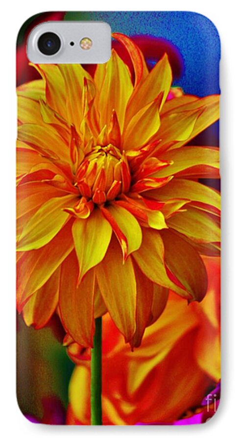 Dahlia iPhone 8 Case featuring the photograph Star Burst by Craig Wood