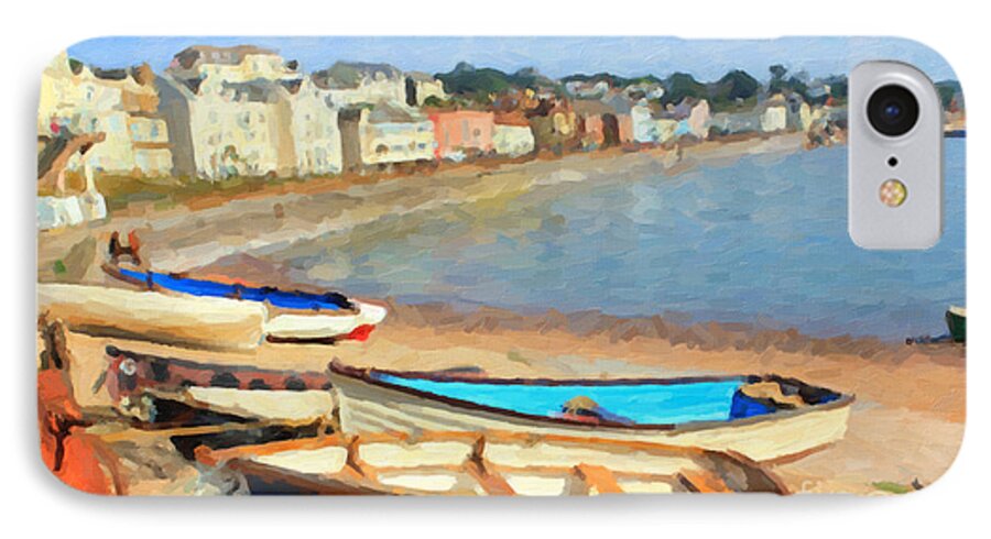 Summer iPhone 8 Case featuring the painting Summer in Dawlish by Chris Armytage