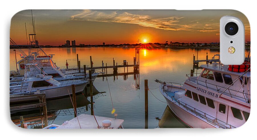 Florida iPhone 8 Case featuring the photograph Sunset at the Marina by Tim Stanley