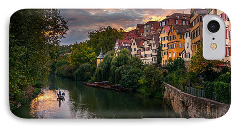 Germany iPhone 8 Case featuring the photograph Sunset in Tubingen by Dmytro Korol
