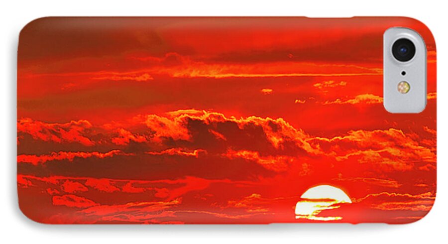 Sunset iPhone 8 Case featuring the photograph Sunset by Tony Beck