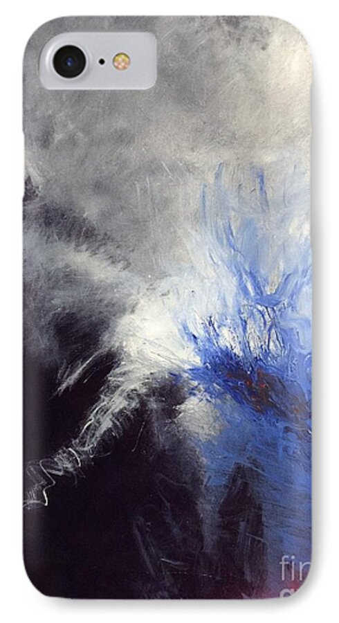 Oil On Canvas iPhone 8 Case featuring the painting Surrender by Carrie Maurer