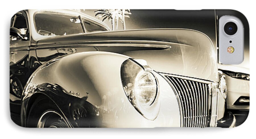 Cars iPhone 8 Case featuring the photograph Sweet Sepia by Mark David Gerson