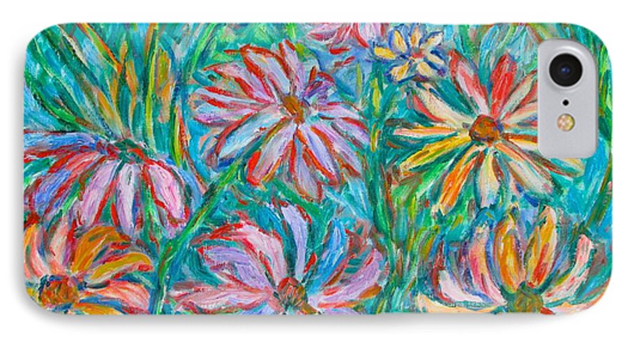 Impressionist iPhone 8 Case featuring the painting Swirling Color by Kendall Kessler