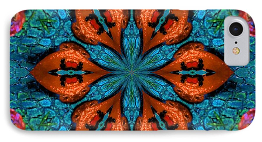 Lori Kingston iPhone 8 Case featuring the painting Synchronized Swimmers by Lori Kingston