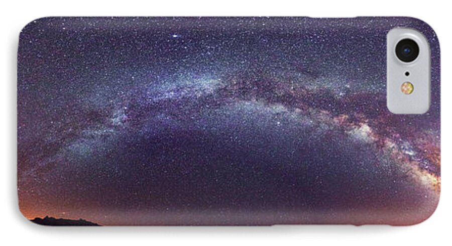 Milky Way iPhone 8 Case featuring the photograph Teide Milky Way by James Billings