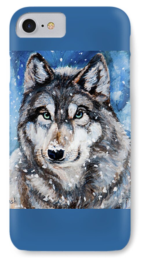 Nature iPhone 8 Case featuring the painting The Hunter by Igor Postash