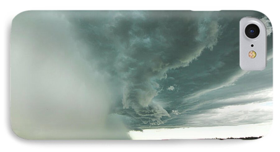 Clouds iPhone 8 Case featuring the photograph The Stoneham Shelf by Ryan Crouse