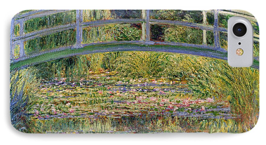 Claude Monet, Bridge Over Waterlily Pond Tote Bag