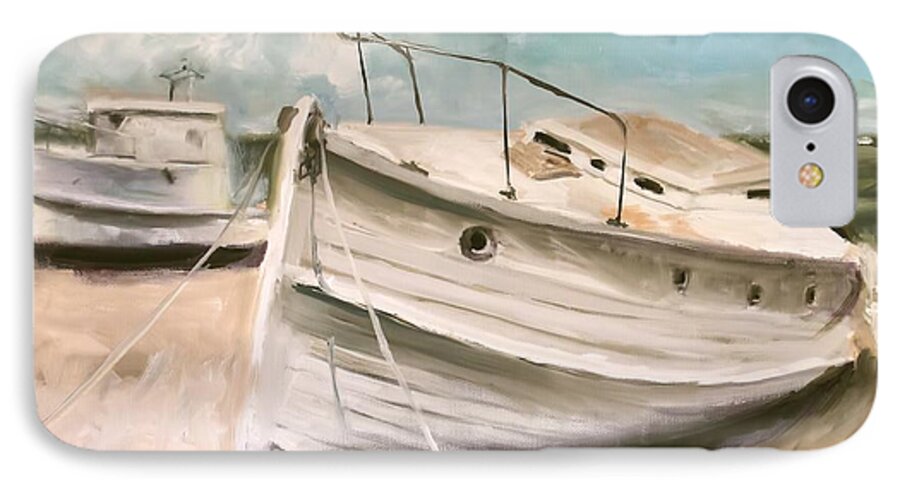 Tide Is Out iPhone 8 Case featuring the painting Tide is Out by Melissa Herrin