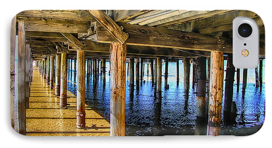 Under iPhone 8 Case featuring the photograph Under the Boardwalk by Pat Cook