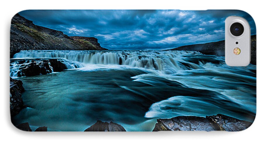 Waterfall iPhone 8 Case featuring the photograph Waterfall Drama by Chris McKenna
