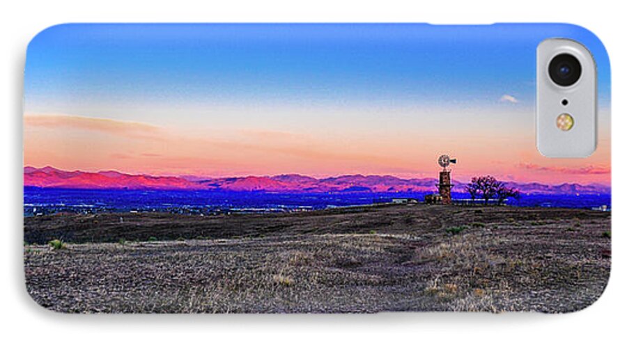 Colorado iPhone 8 Case featuring the photograph Windmill At Sunrise by Tim Kathka