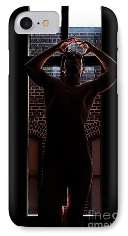 Figure iPhone 8 Case featuring the photograph Window Will by Robert D McBain