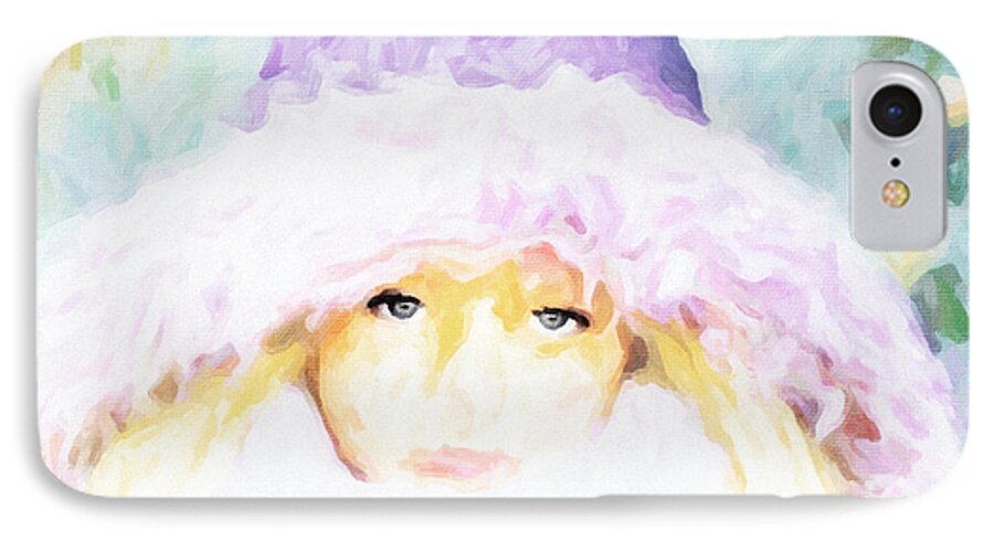 Portrait iPhone 8 Case featuring the painting Winter by Chris Armytage