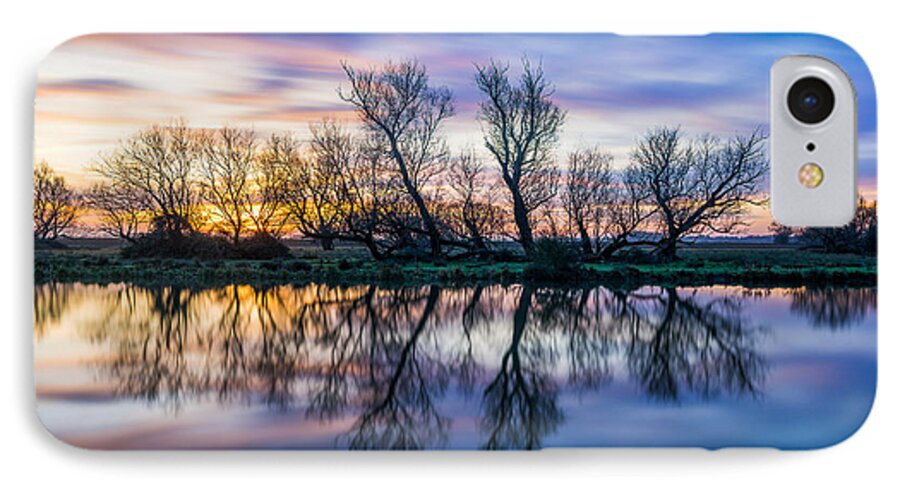10-stop iPhone 8 Case featuring the photograph Winter sunrise over the Ouse by James Billings