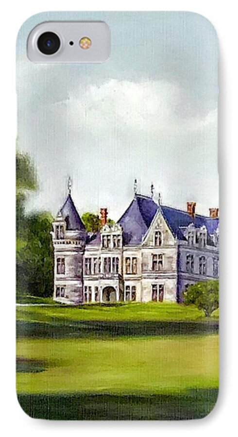 Chateau Art iPhone 8 Case featuring the painting Enchantment by Dr Pat Gehr