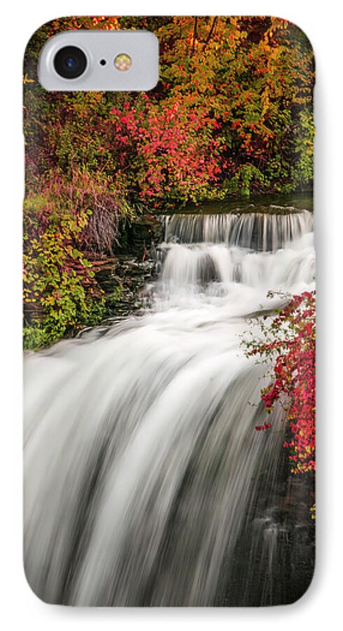 Waterfall iPhone 8 Case featuring the photograph Fall at Minnehaha Falls by Patti Deters