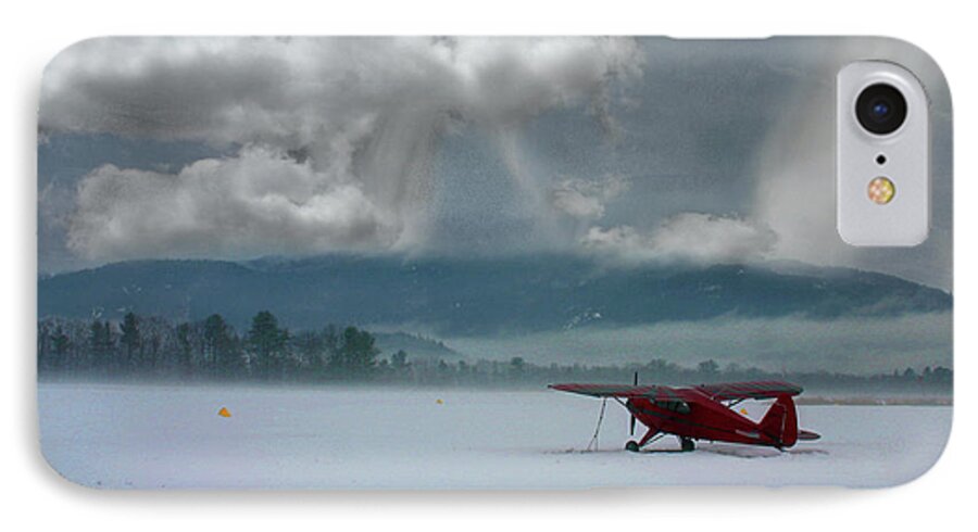 Plane iPhone 8 Case featuring the photograph Winter Plane by Wayne King