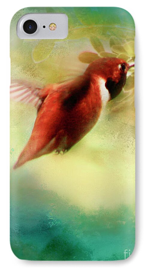 Hummingbird iPhone 8 Case featuring the photograph Within An Instant by Janie Johnson
