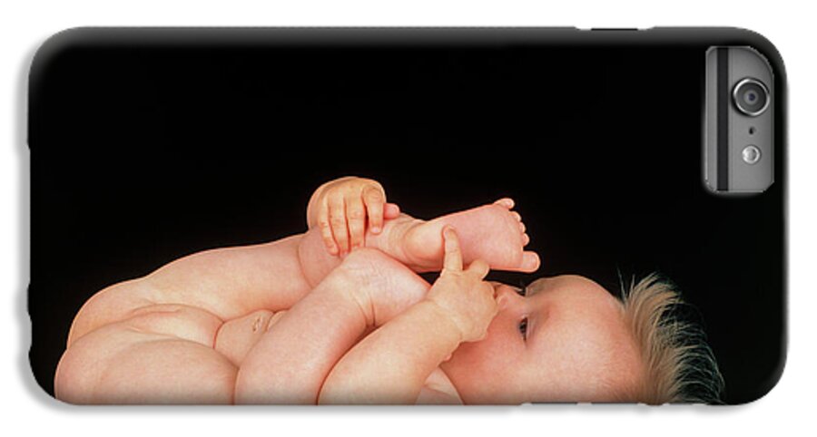 Naked Baby Girl iPhone 8 Plus Case by Ron Sutherland/science Photo