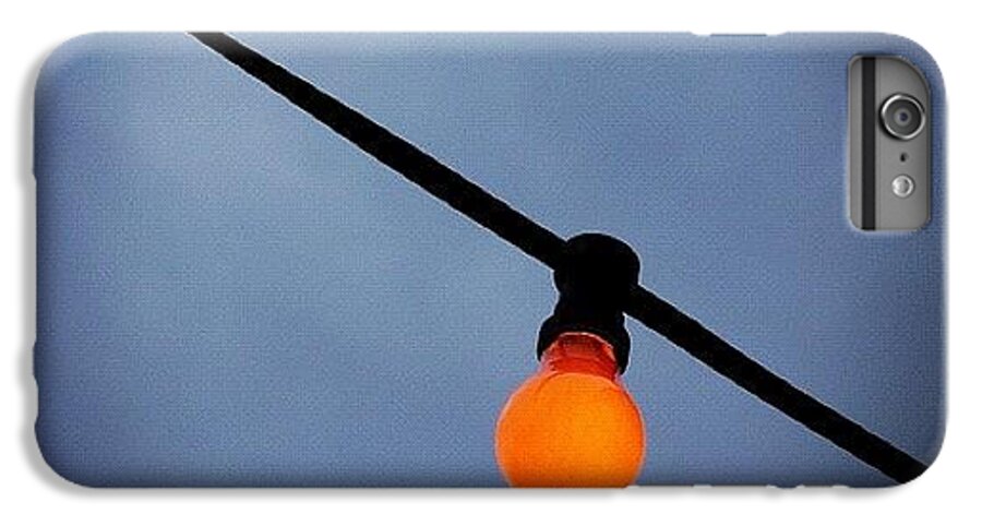 Orange iPhone 8 Plus Case featuring the photograph Orange Light Bulb #1 by Matthias Hauser