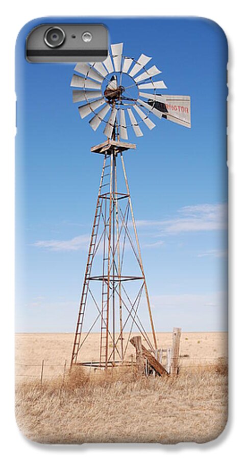 Abandoned iPhone 8 Plus Case featuring the photograph Rural Windmill by Melany Sarafis