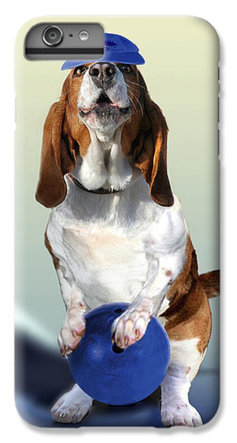 Animal iPhone 8 Plus Case featuring the painting Bowling Hound by Regina Femrite