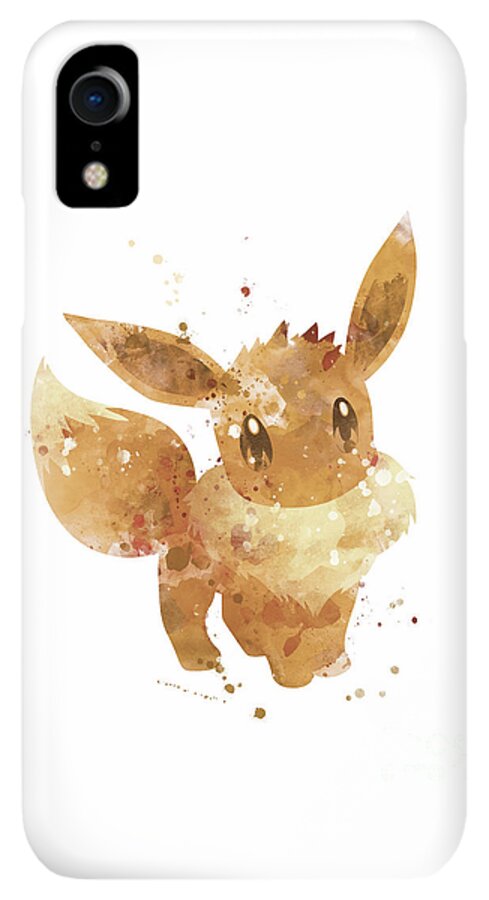 Pokemon Eevee iPhone XR Case by Monn Print - Fine Art America