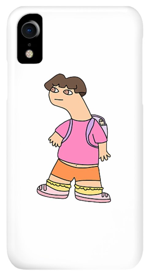 Funny Dora The Explorer iPhone XR Case by Harold Doxey - Fine Art