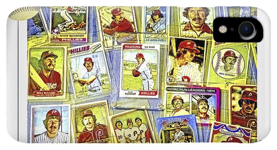 Phillies, Mike Schmidt, Baseball Card Montage iPhone XR Case by A Macarthur  Gurmankin - Pixels