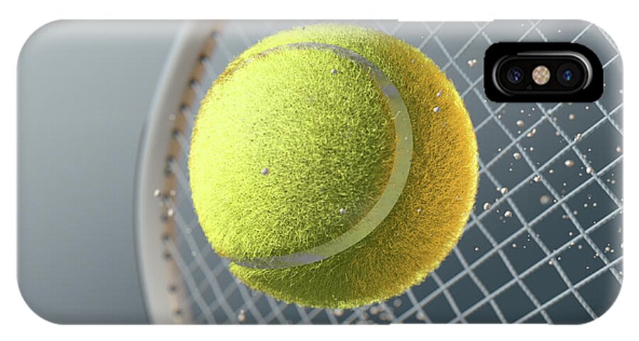 Kammer maske Så mange Tennis Ball Striking Racqet In Slow Motion iPhone XS Case by Allan Swart -  Pixels