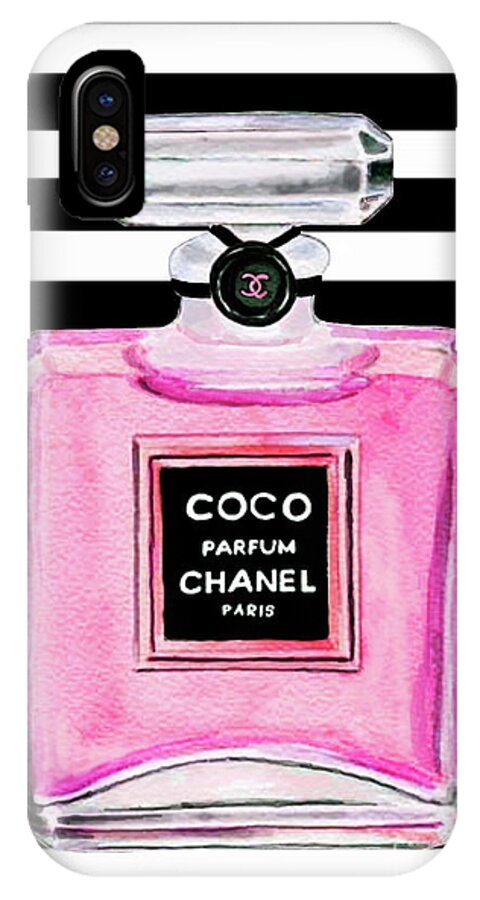 Chanel Pink Perfume 1 Iphone Xs Case For Sale By Del Art