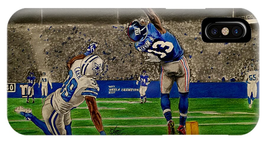 The Catch - Odell Beckham Jr. iPhone XS Case by Chris Volpe - Pixels