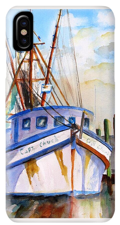Shrimp Boat Gulf Fishing Canvas Print / Canvas Art by Carlin Blahnik  CarlinArtWatercolor - Carlin Blahnik CarlinArtWatercolor - Artist Website